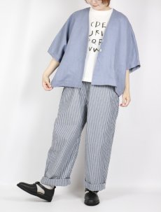 画像8: NARU  サマームラデニムストライプ ノッポパンツ 2色 (8)
