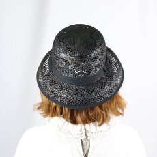 画像11: maison de soil  STRAW HAT WITH TAPE TRIMMING  2色 (11)