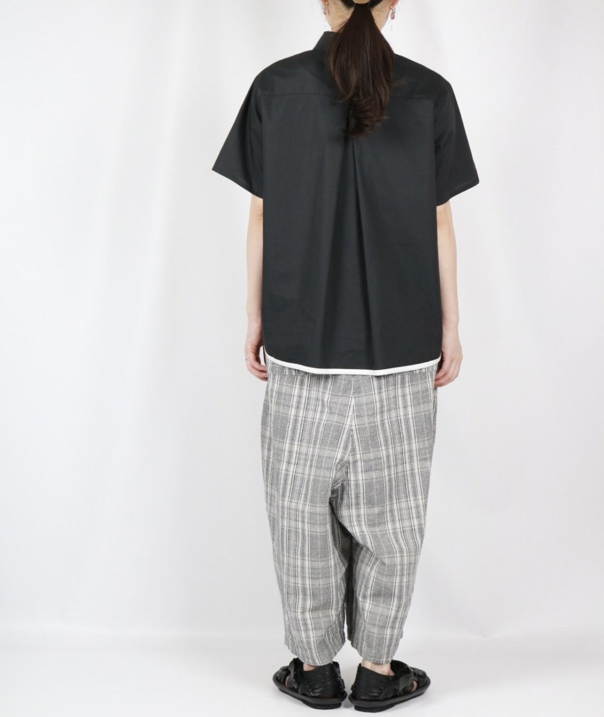 画像9: DIARIES　バイカラーヘムラインシャツ　2色 (9)