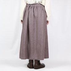 画像6: tukuroi リネンコットンツイル タックスカート　2色 (6)