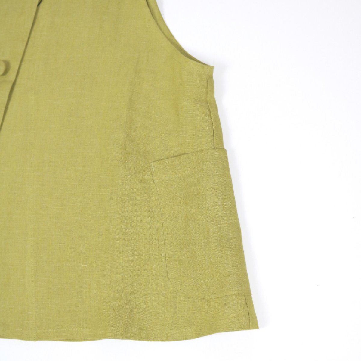 画像40: 20%OFF SALE! nachukara リネンヘンプワッシャー2wayベスト 3色 (40)