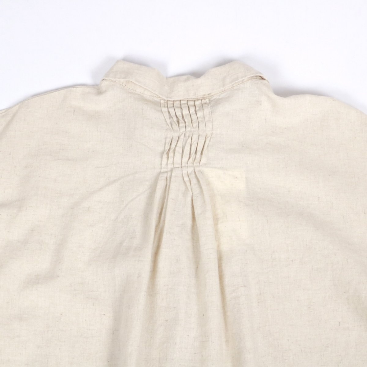 画像35: 20%OFF SALE!  tukuroi 製品染め 綿麻平織 6分袖シャツ 3色 (35)