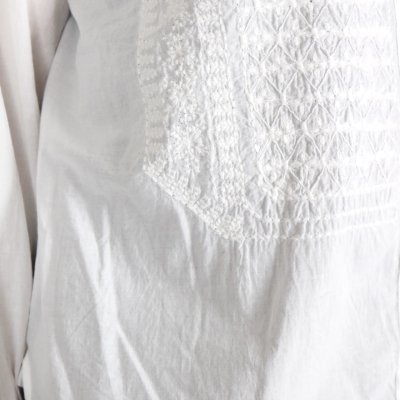 画像3: maison de soil　 60s ORGANIC CAMBRIC WITH EMB FRILL COLLAR EMB SHIRT　
