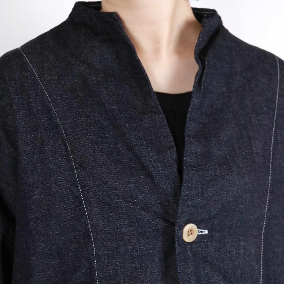 画像20: NARU ８ozムラデニムノッチジャケット　3色 (20)