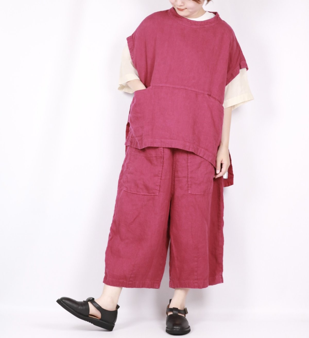 画像18: tumugu: ソリトリネン(1)　ビッグベスト 3色 (18)