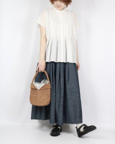 画像5: maison de soil　RAFFIA ONE HANDLE BARREL BAG　10色 (5)