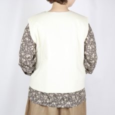 画像21: Vent d'ouest タイプライターボンディングベスト　2色 (21)