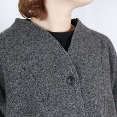 画像2: nachukara シープボアソフトVネックカーディガン　3色