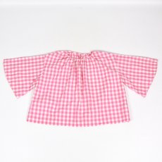 画像26: Gauze# GINGHAM BELL SLEEVE PULLOVER 2色 (26)