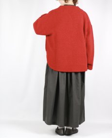 画像14: nachukara シープボアソフトVネックカーディガン　3色 (14)