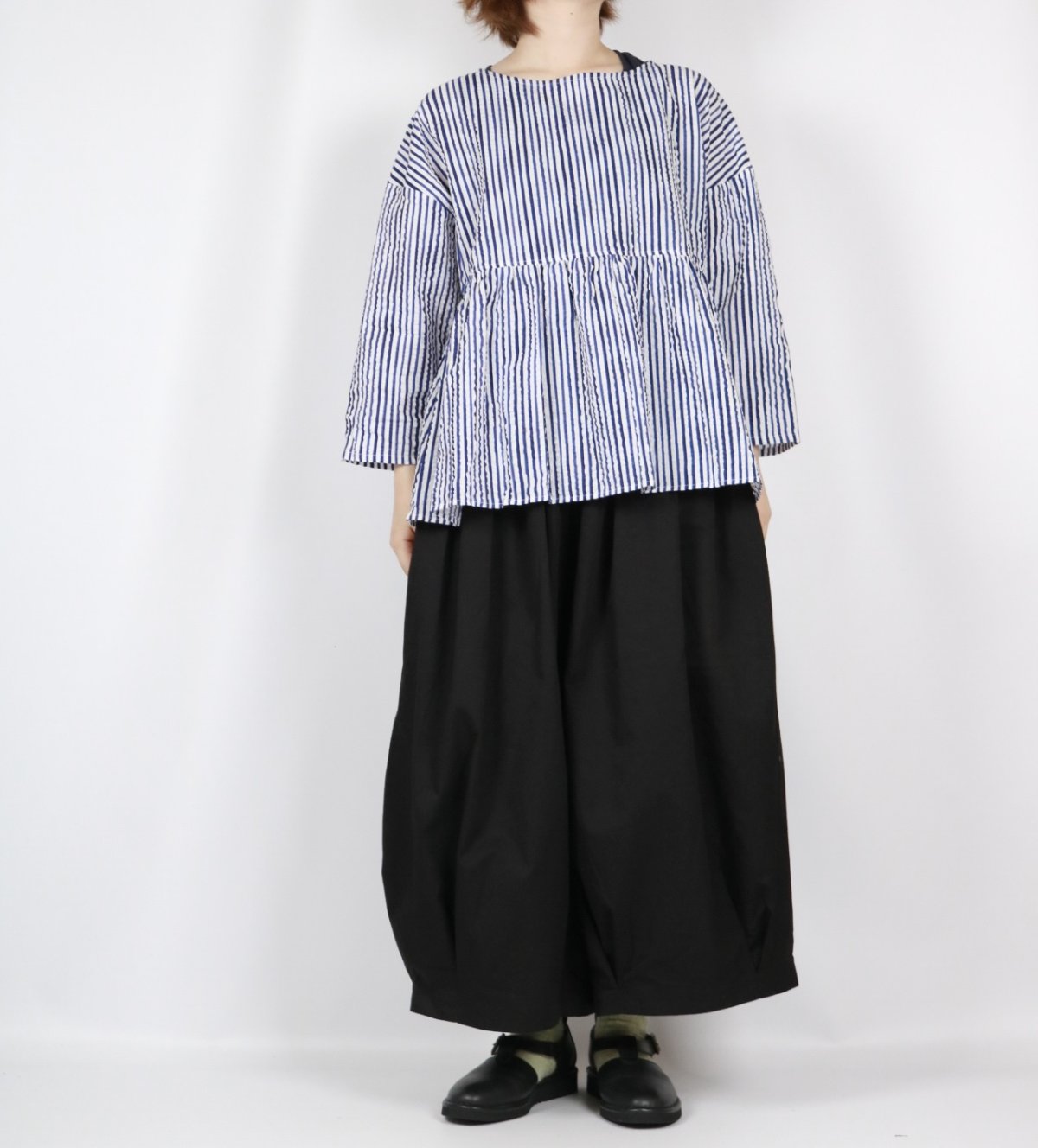 画像42: nachukara  ライトツイル ラウンド キュロット  4色 (42)