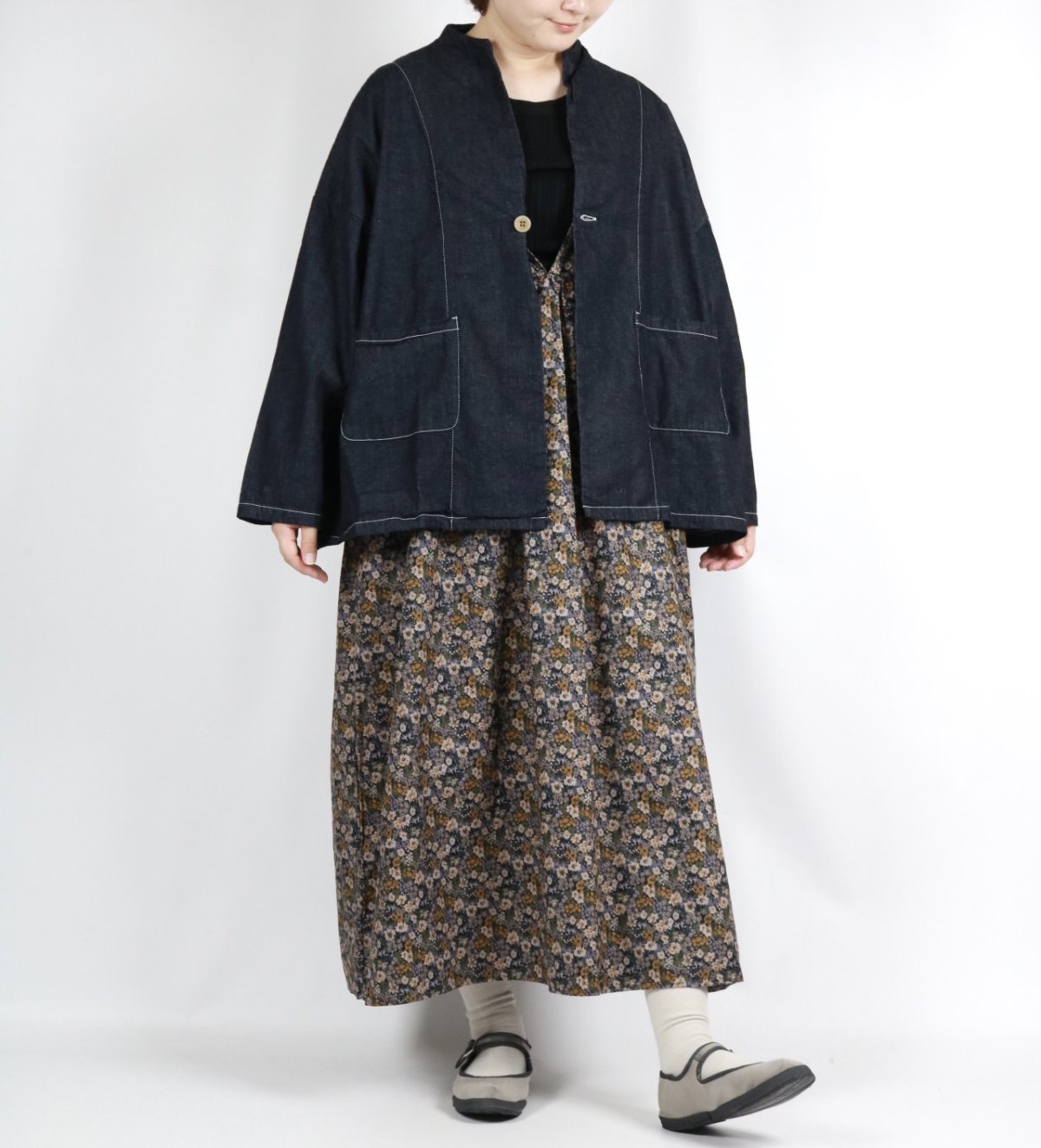 画像16: NARU ８ozムラデニムノッチジャケット　3色 (16)