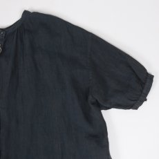 画像45: tumugu: 細番手リネン2wayブラウス 3色 (45)