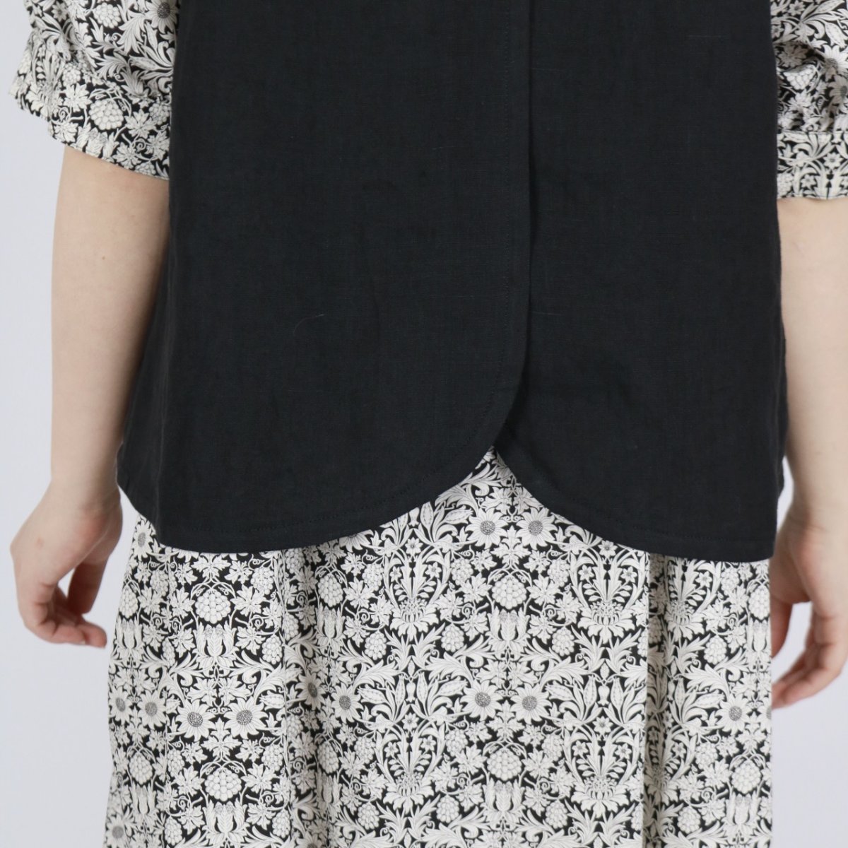 画像27: Vent d'ouest 60Sフレンチリネンキャンバスワッシャー2WAYベスト 3色 (27)