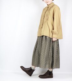 画像27: tumugu: ふわふわコットンタックフリルブラウス 2色 (27)