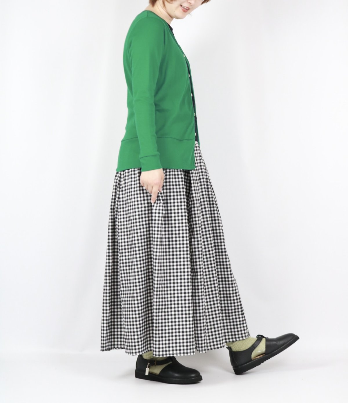 画像9: NARU ソフトフライスロングスリーブカーディガン 3色 (9)