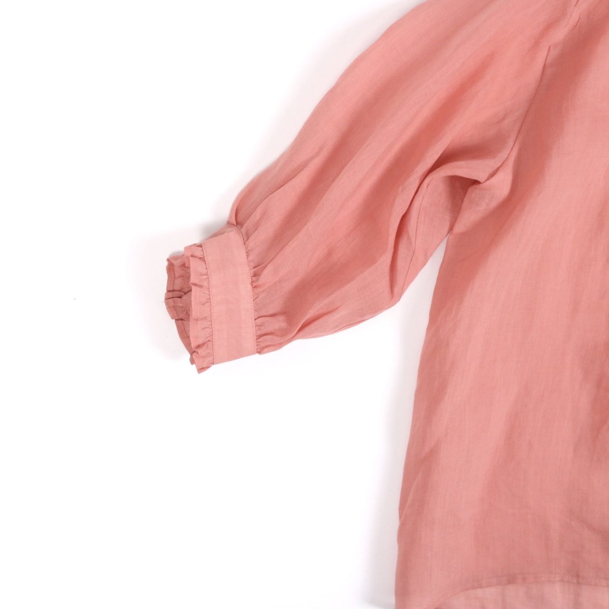 画像46: LUEUF　袖フリル ギャザーシャツ　3色 (46)