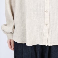 画像17: MAGALI 　ストライプリネン・アンティークカラー・ブラウス　2色 (17)