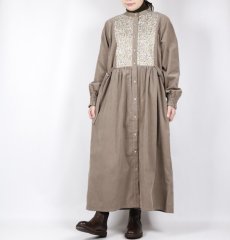 画像22: sosotto　細コール×LIBERTY ビブヨーク ワンピース　2色 (22)