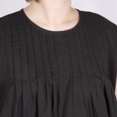画像19: SOIL 　 80s VOILE PLAIN WITH CUT WORK LACE　CREW -NECK FRENCH /SL SHIRT WITH PINTUCK 3色 (19)