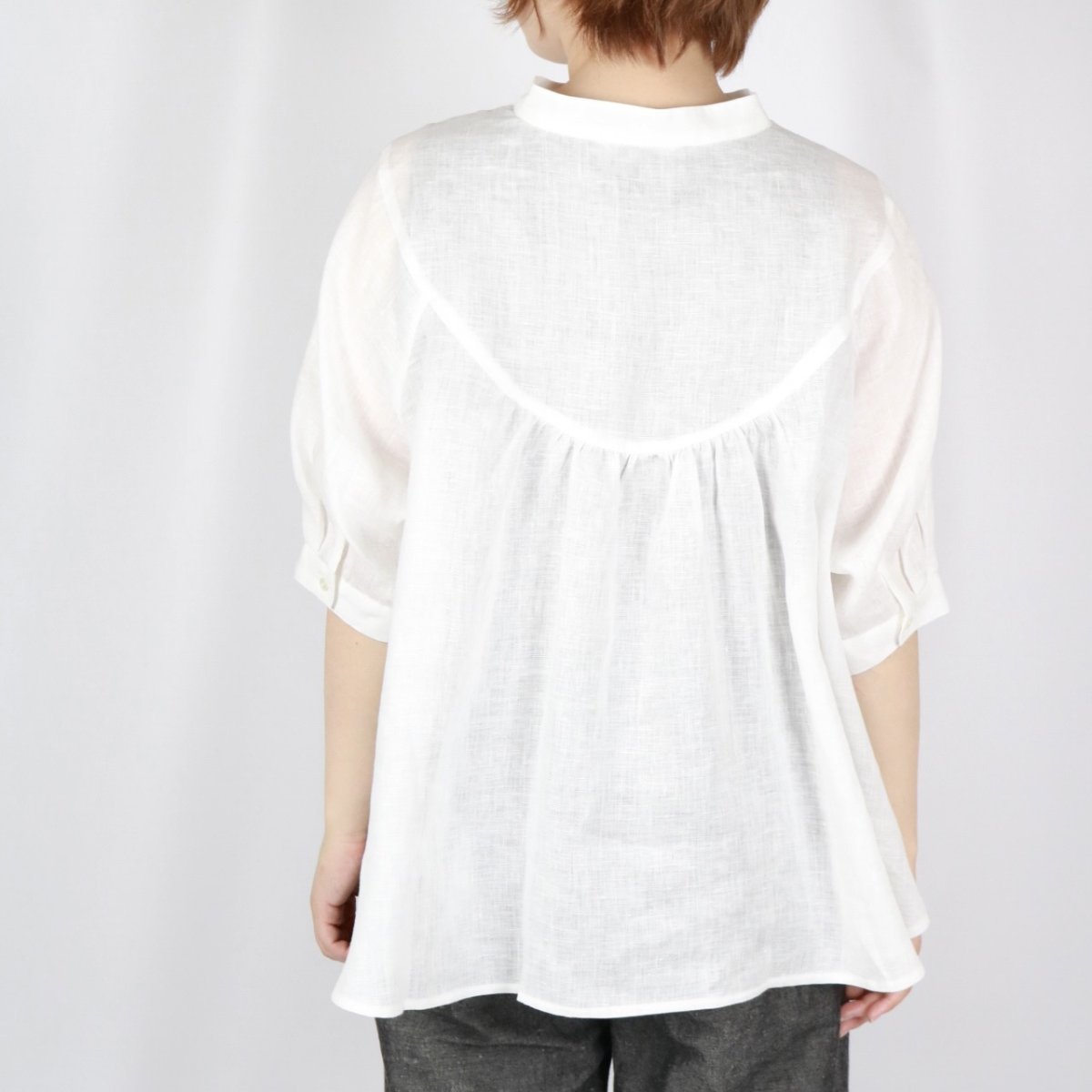 画像30: nachukara リネンポプリン スキッパーブラウス 3色 (30)