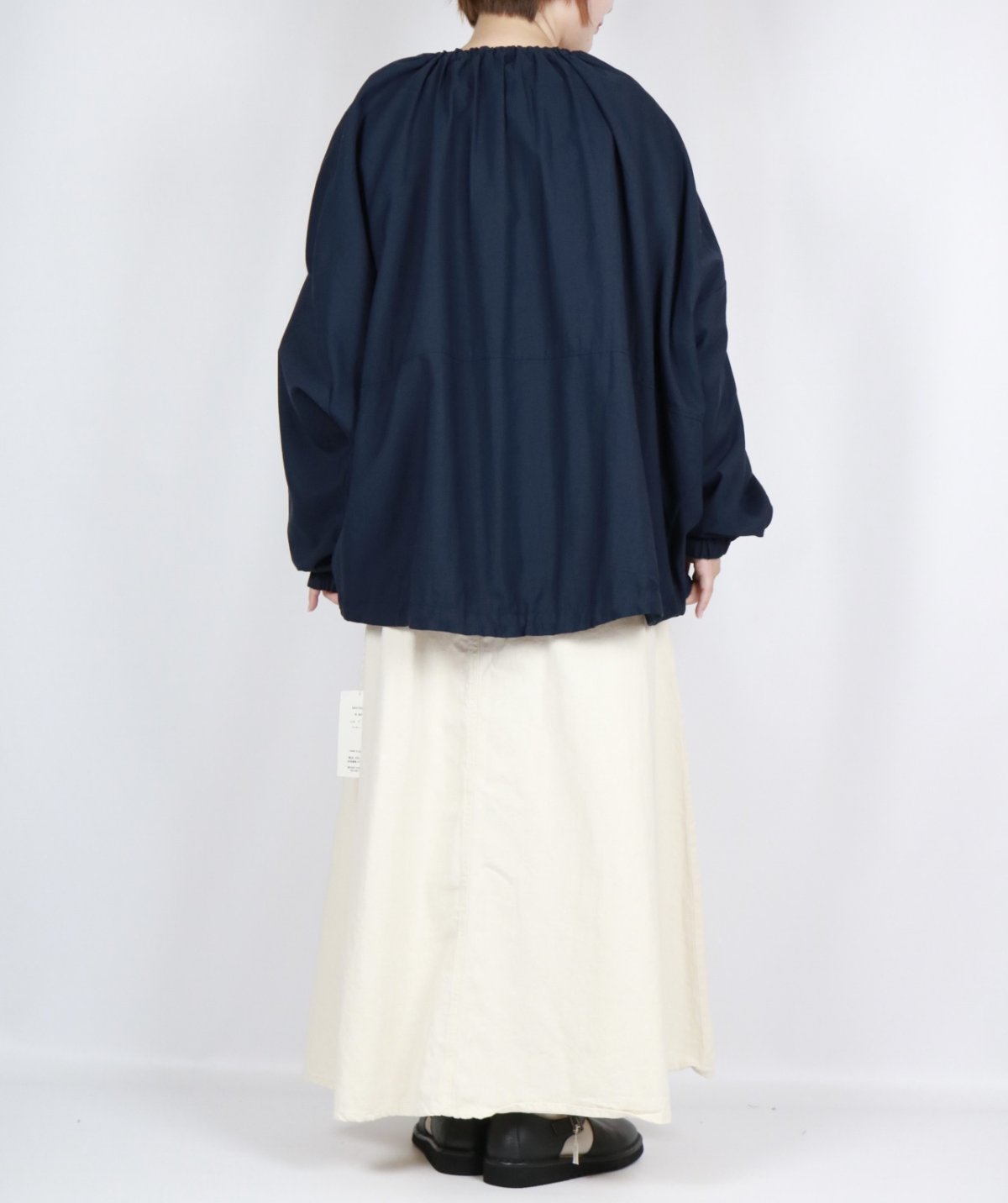 画像24: LUEUF　ギャザーネック ワイドブルゾン　2色 (24)