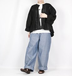 画像33: tumugu:  コットンリネン ボイルレース ブラウス  3色 (33)