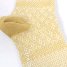 画像3: memeri  コットンリネンジャガードソックス  4色 (3)