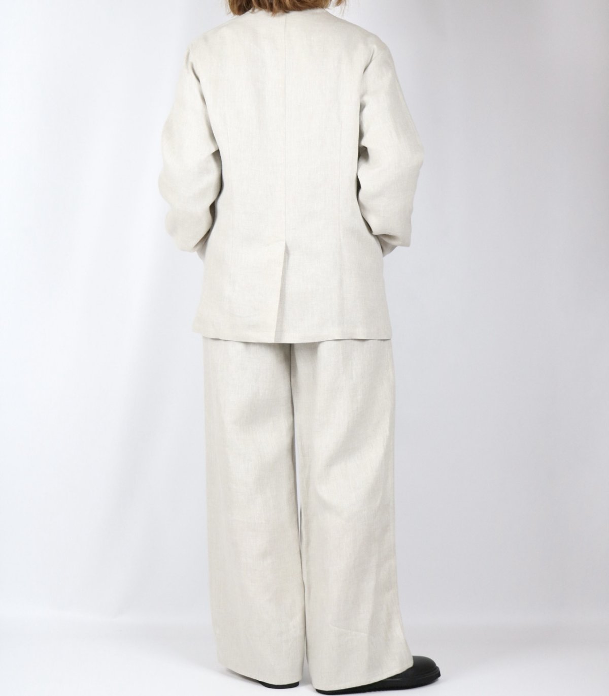 画像12: Michel Beaudouin リネンへリンボンジャケット 3色 (12)