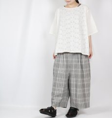画像26: tukuroi  コットンリネン サルエルパンツ 2色 (26)