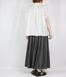 画像24: DIARIES   DOT GATHER BLOUSE  2色 (24)
