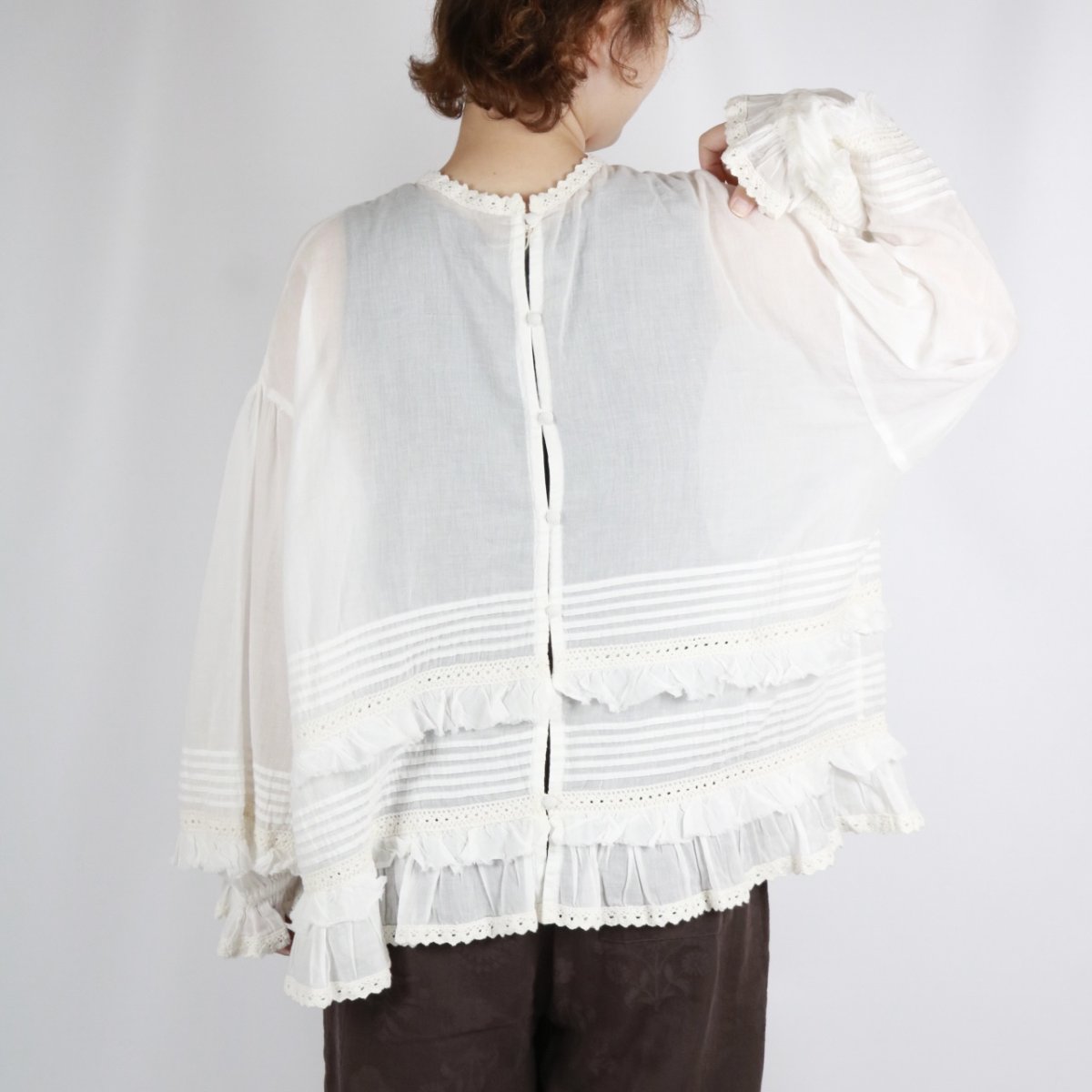 画像3: tumugu: カディコットン2Wayプルオーバー 3色 (3)