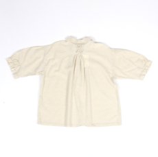 画像36: tukuroi 製品染め 綿麻平織 2WAY プリーツブラウス 3色 (36)