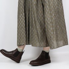 画像10: maison de soil  80s COTTON VOILE FLOWER BLOCK PRINT RAJASTHAN TUCK GATHERED NO/SL QUILTING DRESS 2色 2サイズ (10)