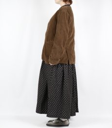 画像9: Vas-y Lentement　WIDE&NARROW WALE CORDUROY(OVERDYE) 60'S ORGANIC CAMBRIC SIDE VENTS NO COLLAR JACKET 2色 (9)