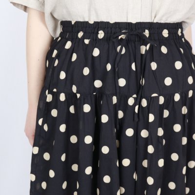 画像1: SOIL  80s COTTON VOILE DOT PRINT CULOTTES　２SIZE