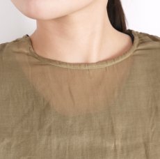 画像10: Gauze＃GATHER SLEEVE MODERNIST BLOUSE 3色 (10)