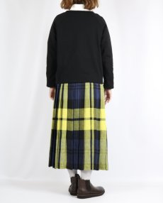 画像34: O'neil of dublin IRISH LINEN LOW WAIST PLEATS WRAP SKIRT LENGTH 80cm (WITH PIN) 2色 (34)