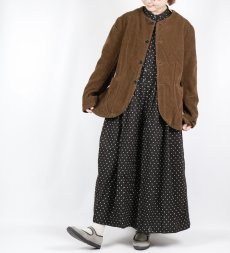 画像5: Vas-y Lentement　WIDE&NARROW WALE CORDUROY(OVERDYE) 60'S ORGANIC CAMBRIC SIDE VENTS NO COLLAR JACKET 2色 (5)