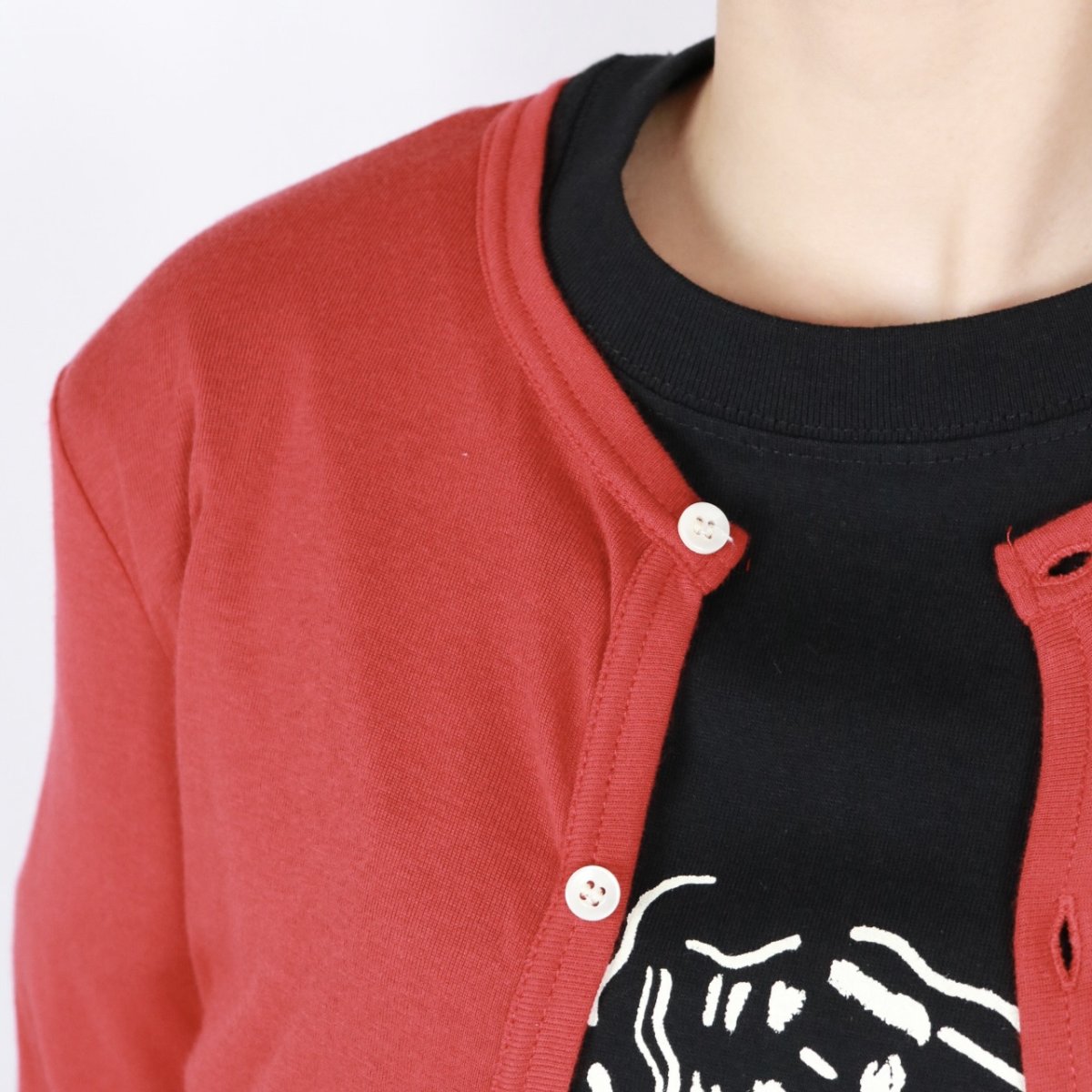 画像20: NARU ソフトフライスロングスリーブカーディガン 3色 (20)