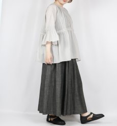 画像19: 【6月17日12:00までの期間限定販売】Nina Niina swing gather pullover 2色 (19)