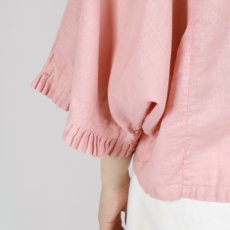 画像11: tukuroi 製品染め 綿麻平織 2WAY プリーツブラウス 4色 (11)