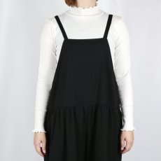 画像6: Gauze#  TRAVAILサロペット　BLACK  (6)