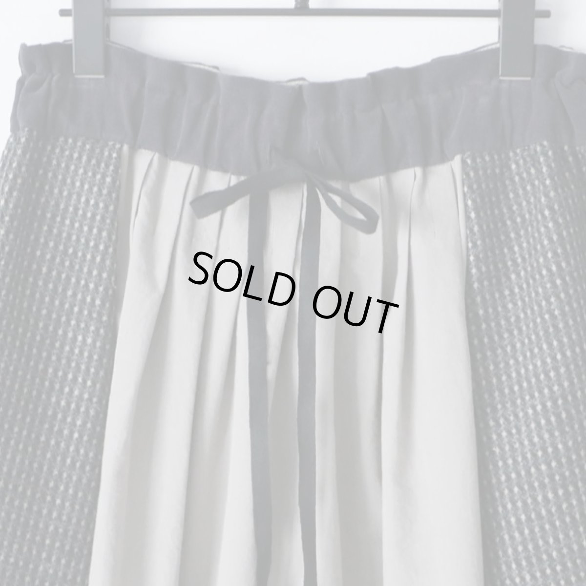 画像20: MAGALI ピンドットツイード・ヴィンテージ・スカート　グレー (20)