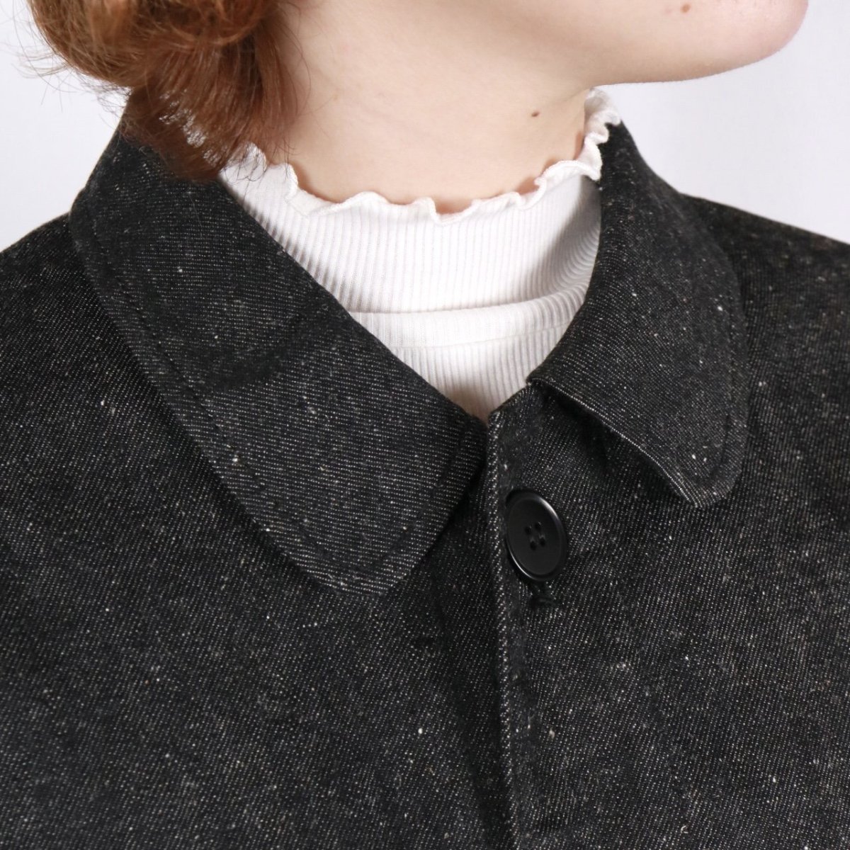 画像22: LABORATORY　ネップデニム フレンチワークジャケット　2色 (22)