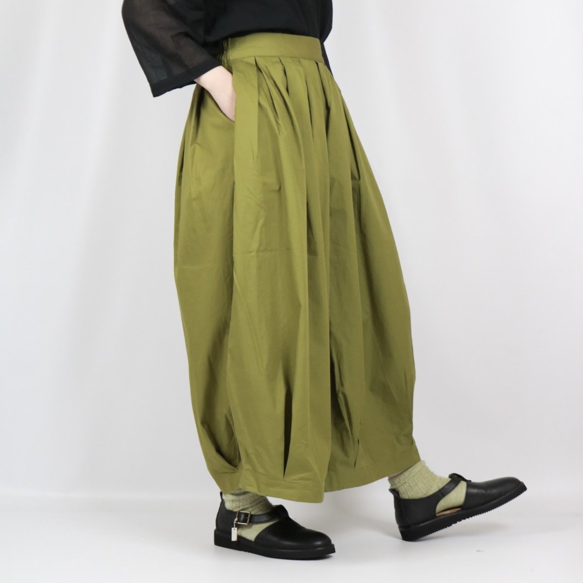 画像4: nachukara  ライトツイル ラウンド キュロット  4色 (4)