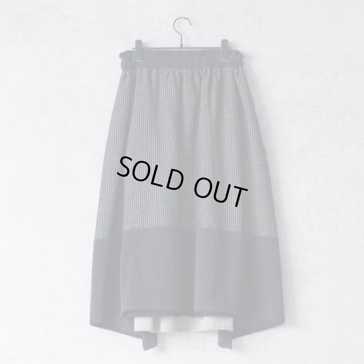 画像19: MAGALI ピンドットツイード・ヴィンテージ・スカート　グレー (19)