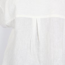 画像9:  SOIL 60s LINEN PLAIN BANDED COLLAR 3/4SL TUNIC 2色 (9)