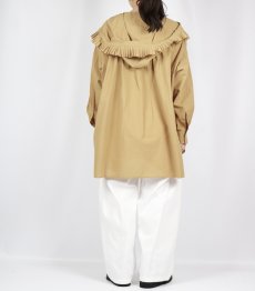 画像8: tumugu: ふわふわコットンフリルフードプルオーバー2色 (8)