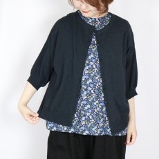 画像11: DIARIES FLOWER BACK GATHER SLEEVELESS 3色 (11)